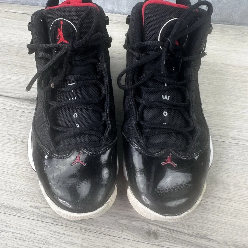 Size 9 - Nike Air Jordan 6 Rings‎ Bred Black Men's 322992-062